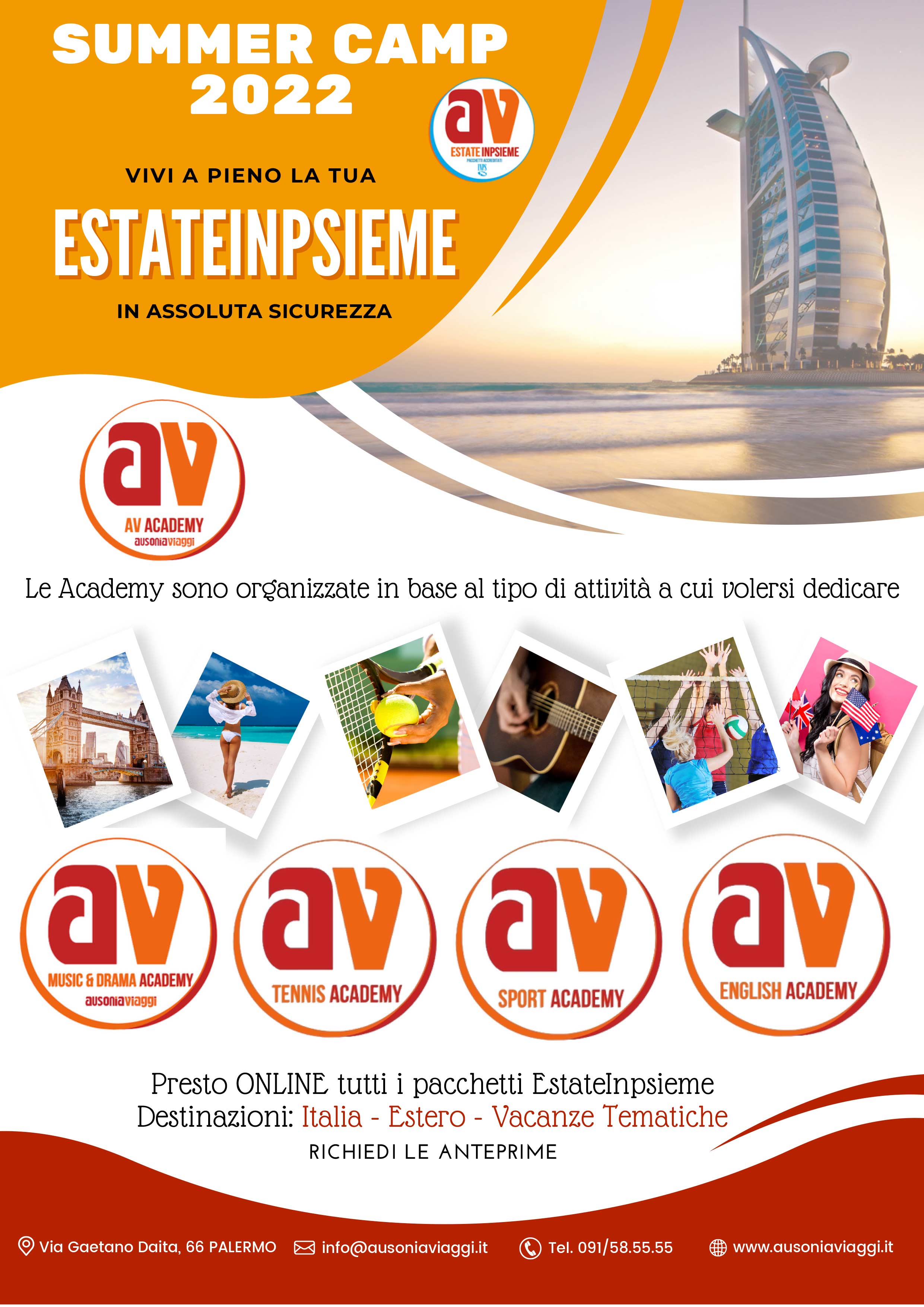 Locandina Summer Camp 2022